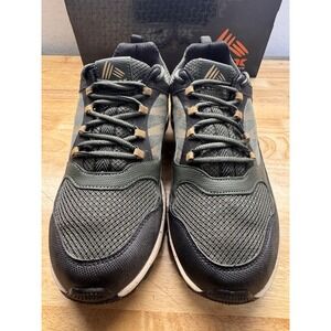 RBX Mens Trail Hiking Shoes‎ Size 10.5 Tundra2 All Terrain Running Green/Brown